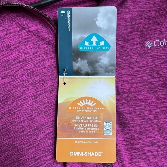 Columbia women’s weekend, adventure, full zip, Marionberry Heather XL - Picture 5 of 7